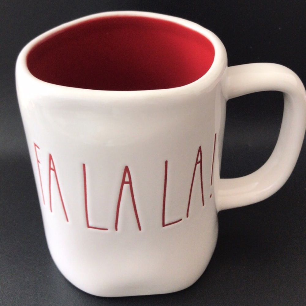 Rae Dunn Fa La La! Mug